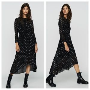 Pleated Dress Rivoli Embroidered 